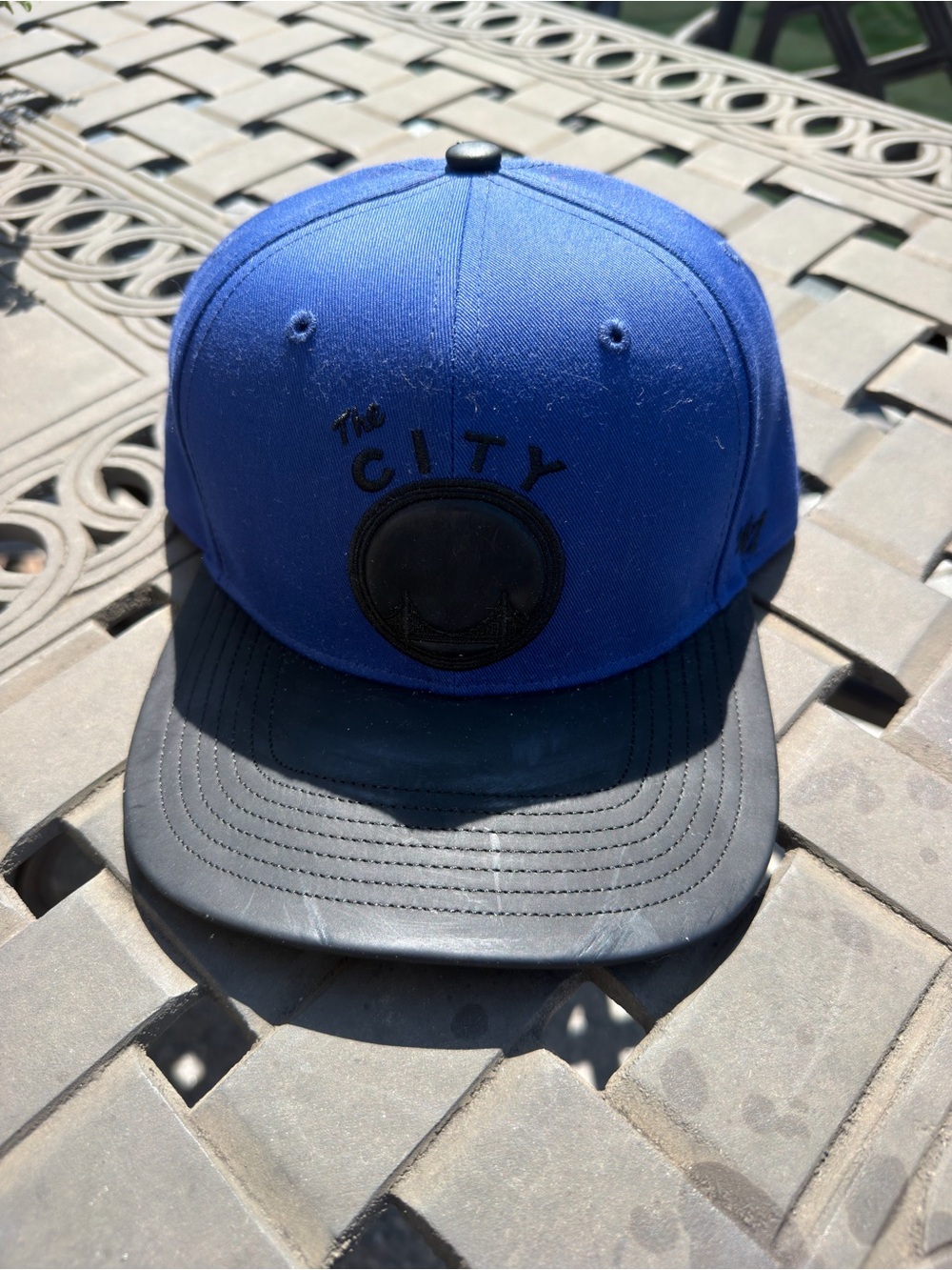 Blue and Black Golden State Warriors 'The City' Snapback Hat